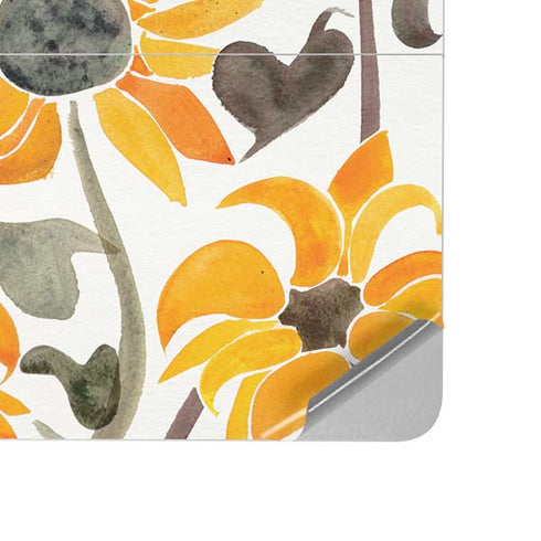 Cat Coq Yellow Sunflower Surface Laptop Studio Skin